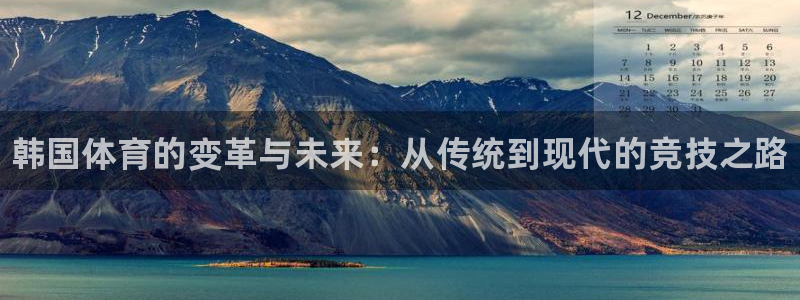 米兰体育官网下载平台注册要钱吗：韩国体育的变革与未来